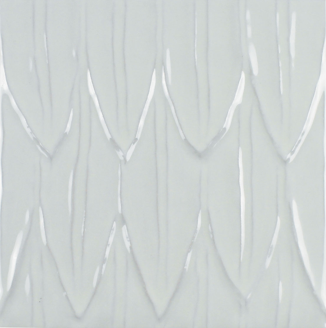 Bianco Struttura Foglia 6 x 6 (Sol Series) Porcelain Pool Tile by  Aquatica