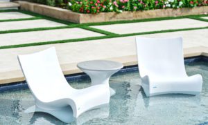 In Pool Furniture  Pool Chairs & Loungers – AquaBlu Mosaics